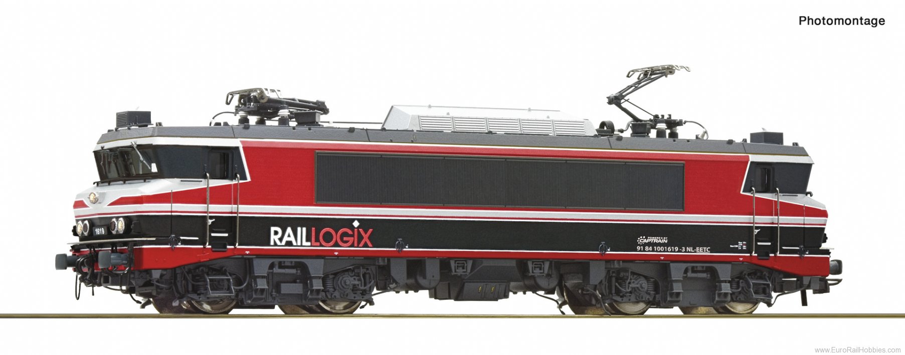 Roco 7500068 Electric locomotive 1619, Raillogix (DC Analo
