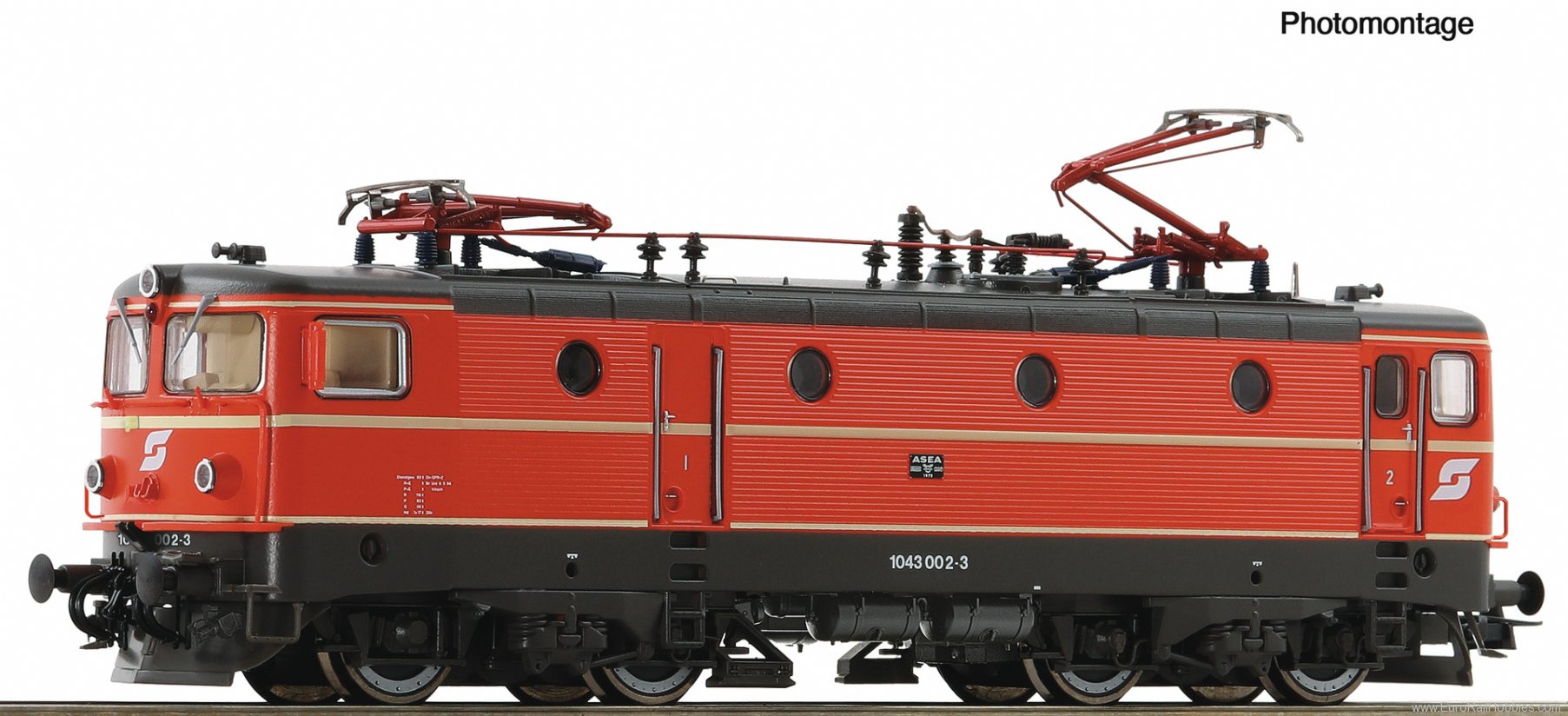 Roco 7500072 Electric locomotive 1043 002-3, ÃBB (DC An