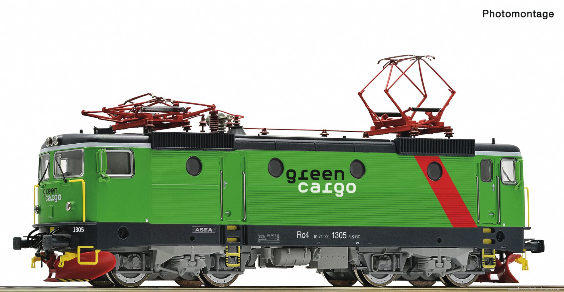 Roco 7510007 Roco SJ Rc4 1305 Electric Locomotive DCC w/So