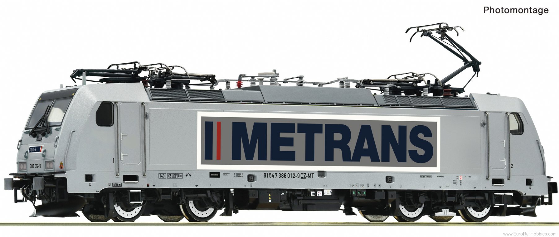 Roco 7510016 Metrans Electric locomotive 386 012-9 DCC w/S
