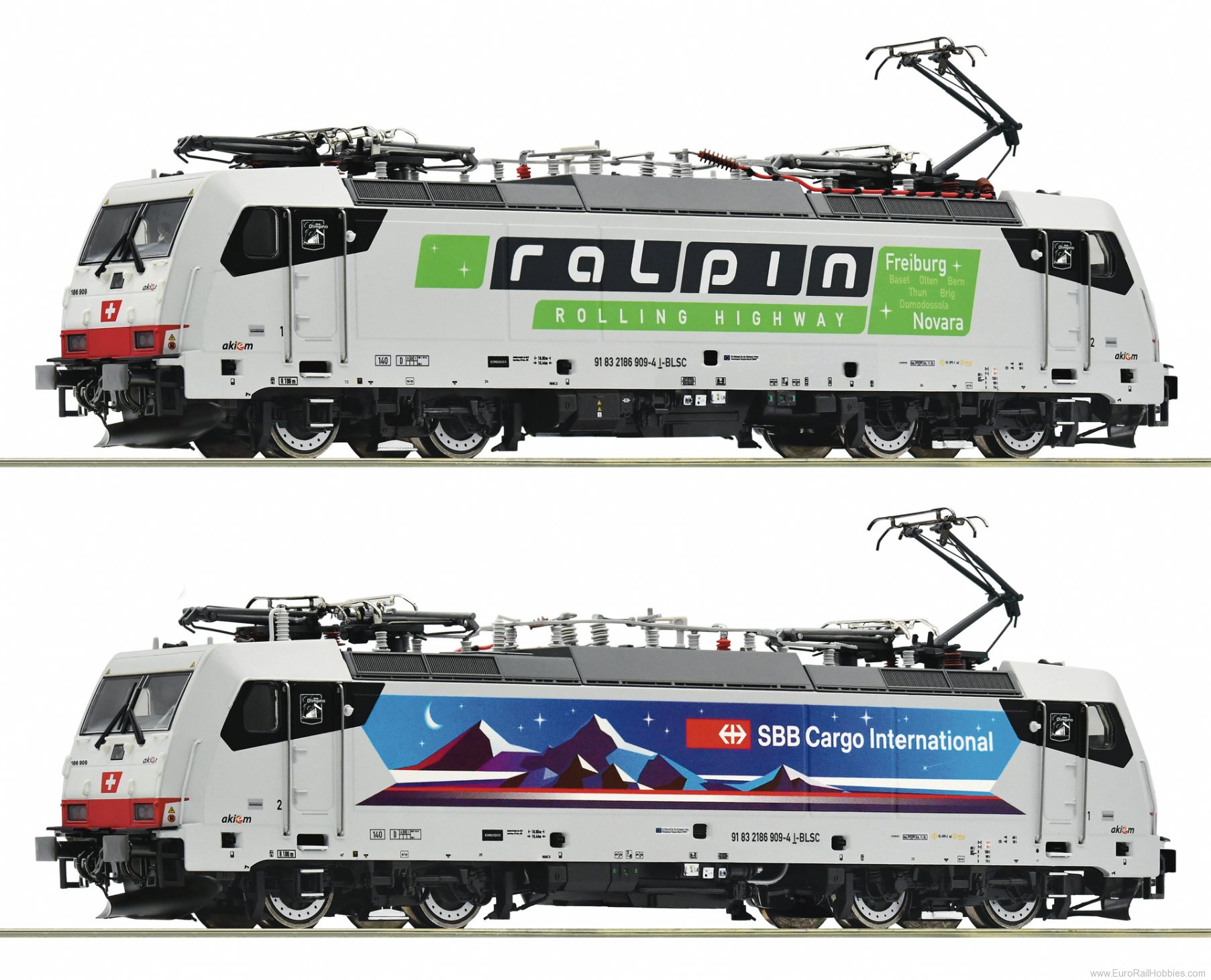 Roco 7510035 Electric locomotive 186 909-4 Nightpiercer, S