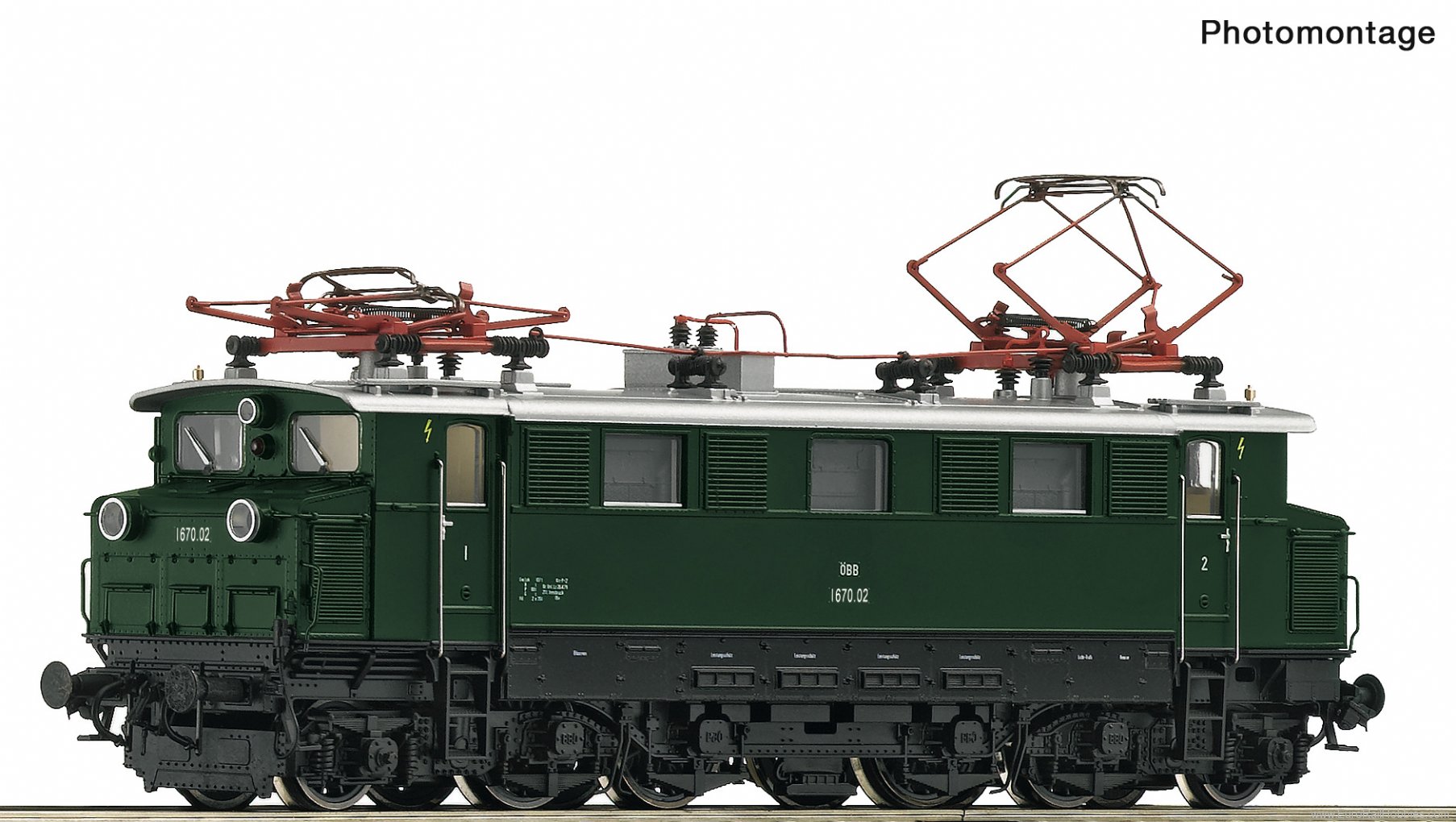 Roco 7510047 Electric locomotive 1670.02, ÃBB (DCC Soun