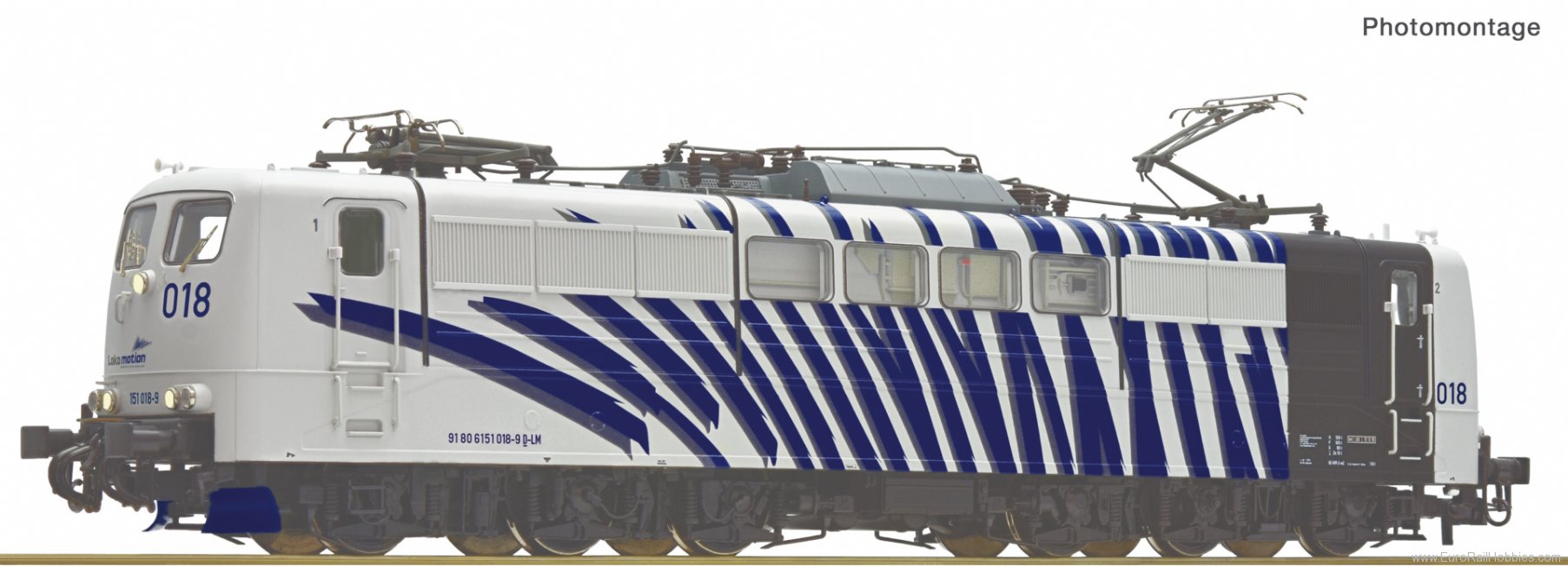 Roco 7510115 Roco LOMO 151 018-9 Electric LocomotiveDCC w/