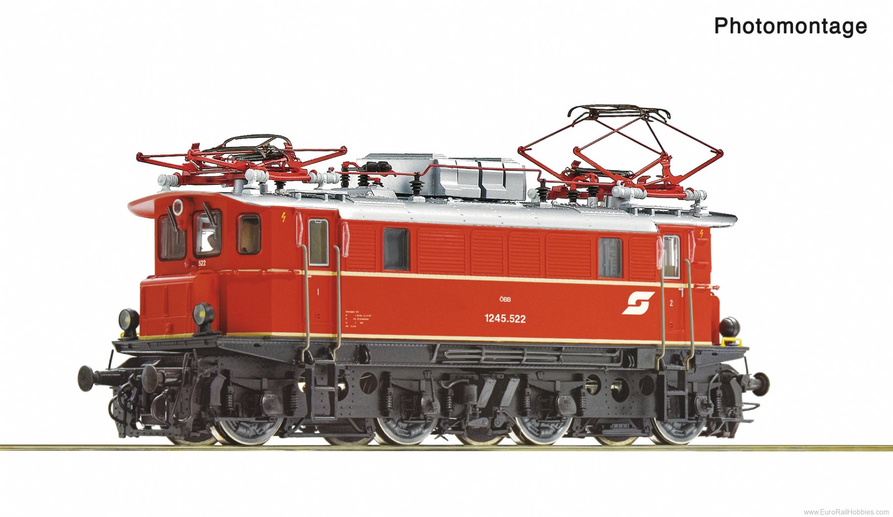 Roco 7510121 Roco OBB Electric locomotive 1245.522, DCC w/
