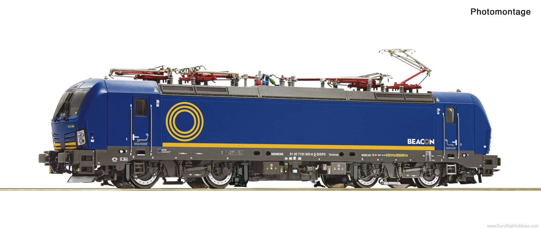 Roco 7510126 Roco Electric locomotive 7193 800-8, Beacon R