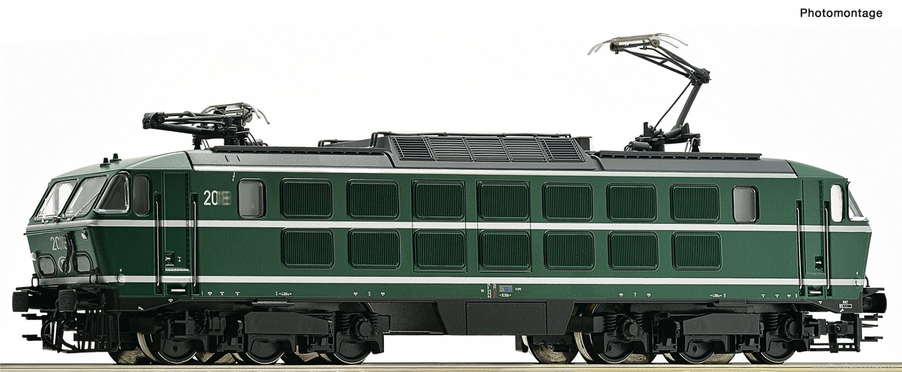 Roco 7520004 Electric locomotive Reeks 20, SNCB (AC Digita