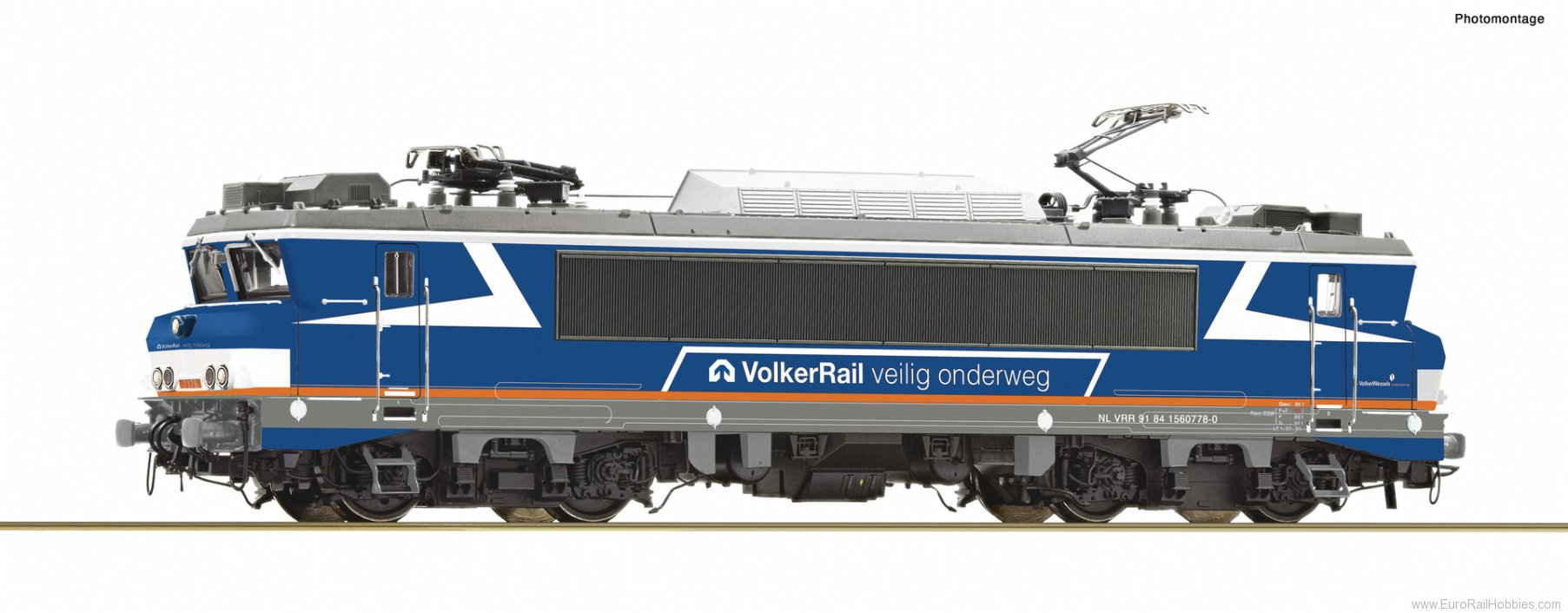 Roco 7520010 Electric locomotive 7178, VolkerRail (AC Digi