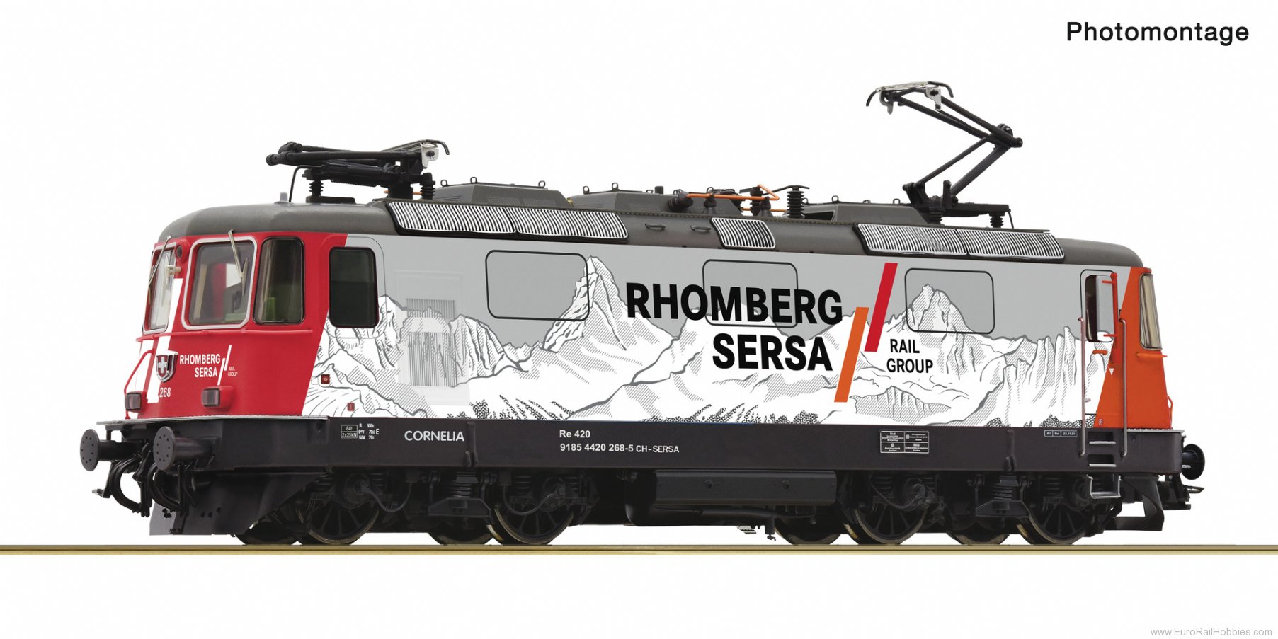 Roco 7520030 Roco Electric locomotive 420 268-5, SERSA (Ma