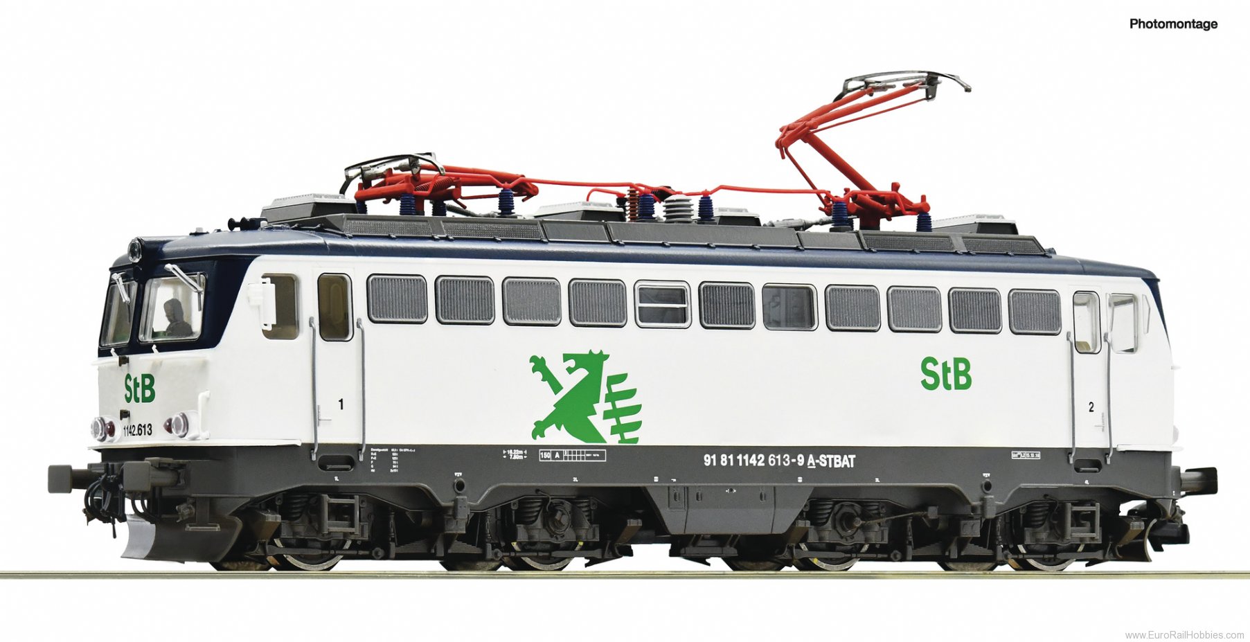 Roco 7520042 Electric locomotive 1142 613-9, StB (Marklin 