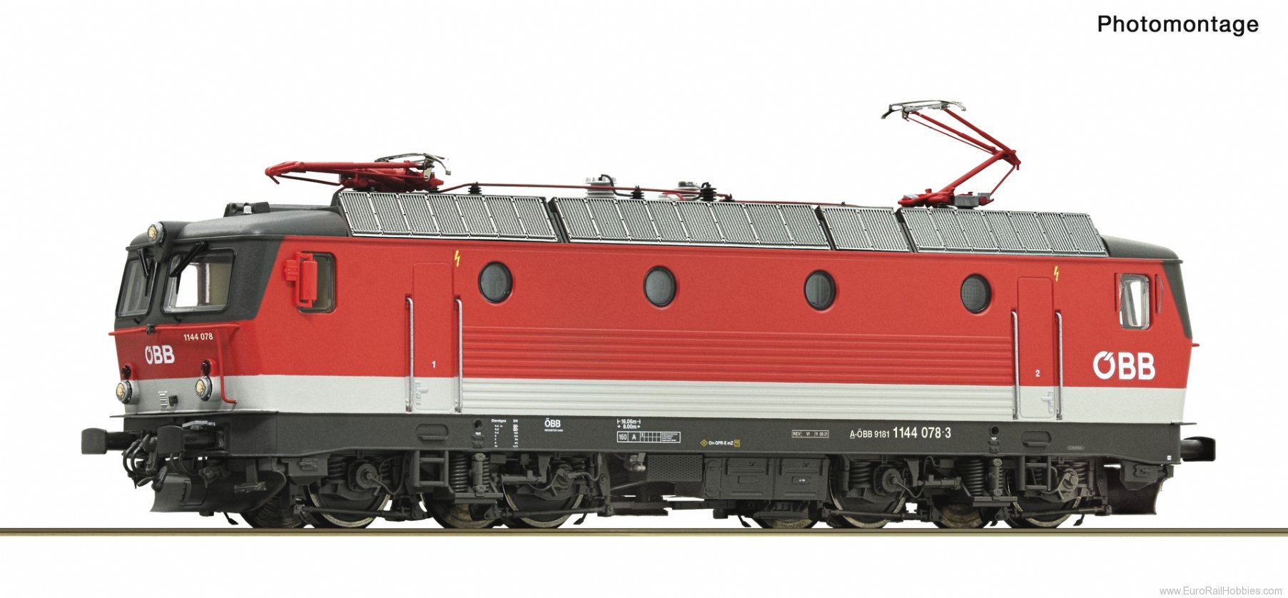 Roco 7520060 Roco OBB Electric locomotive 1144 078-3, (Mar