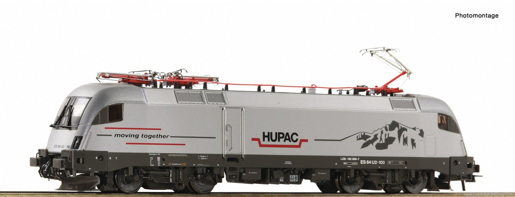 Roco 7520070 Electric locomotive ES 64 U2-100, HUPAC (Mark