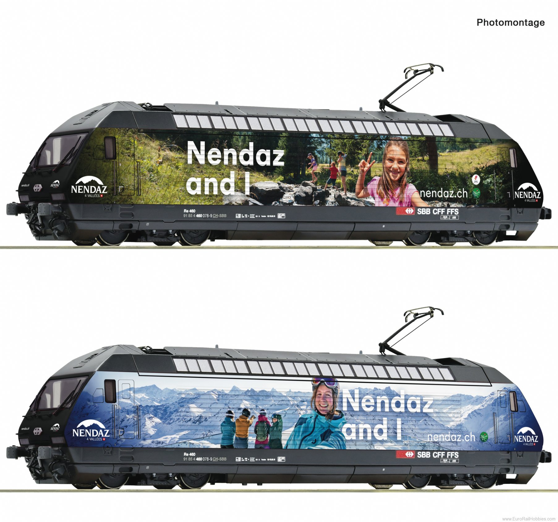 Roco 7520090 Electric locomotive 460 078-9 Nendaz, SBB (Ma