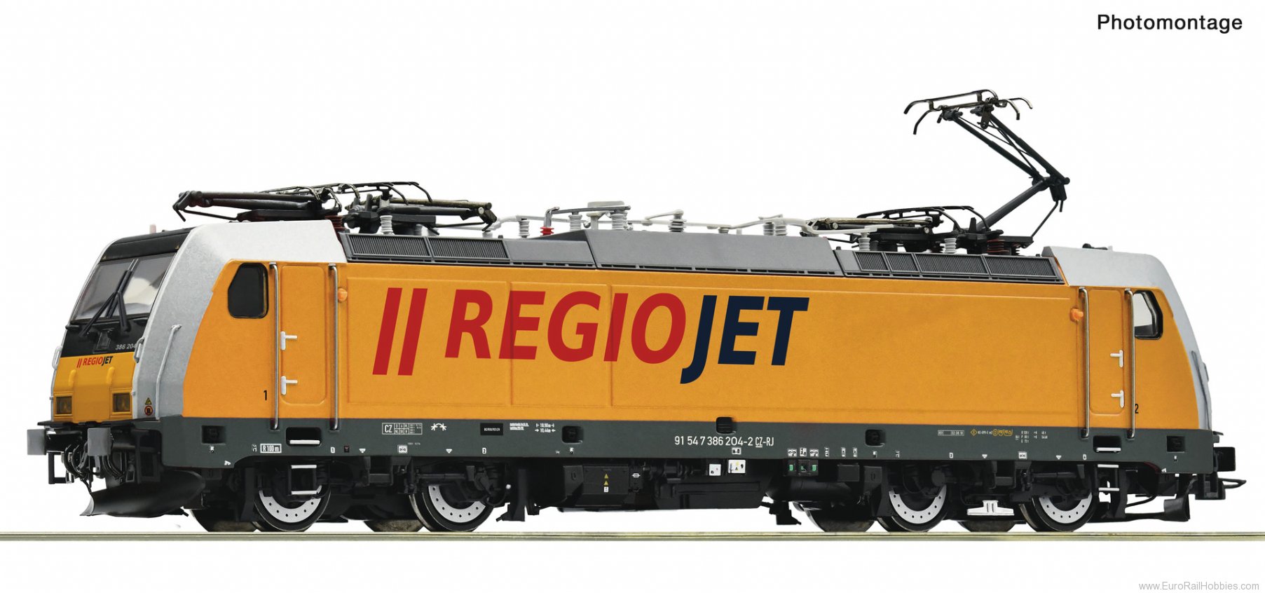 Roco 7520102 Roco Electric locomotive 386 204-2, Regiojet 