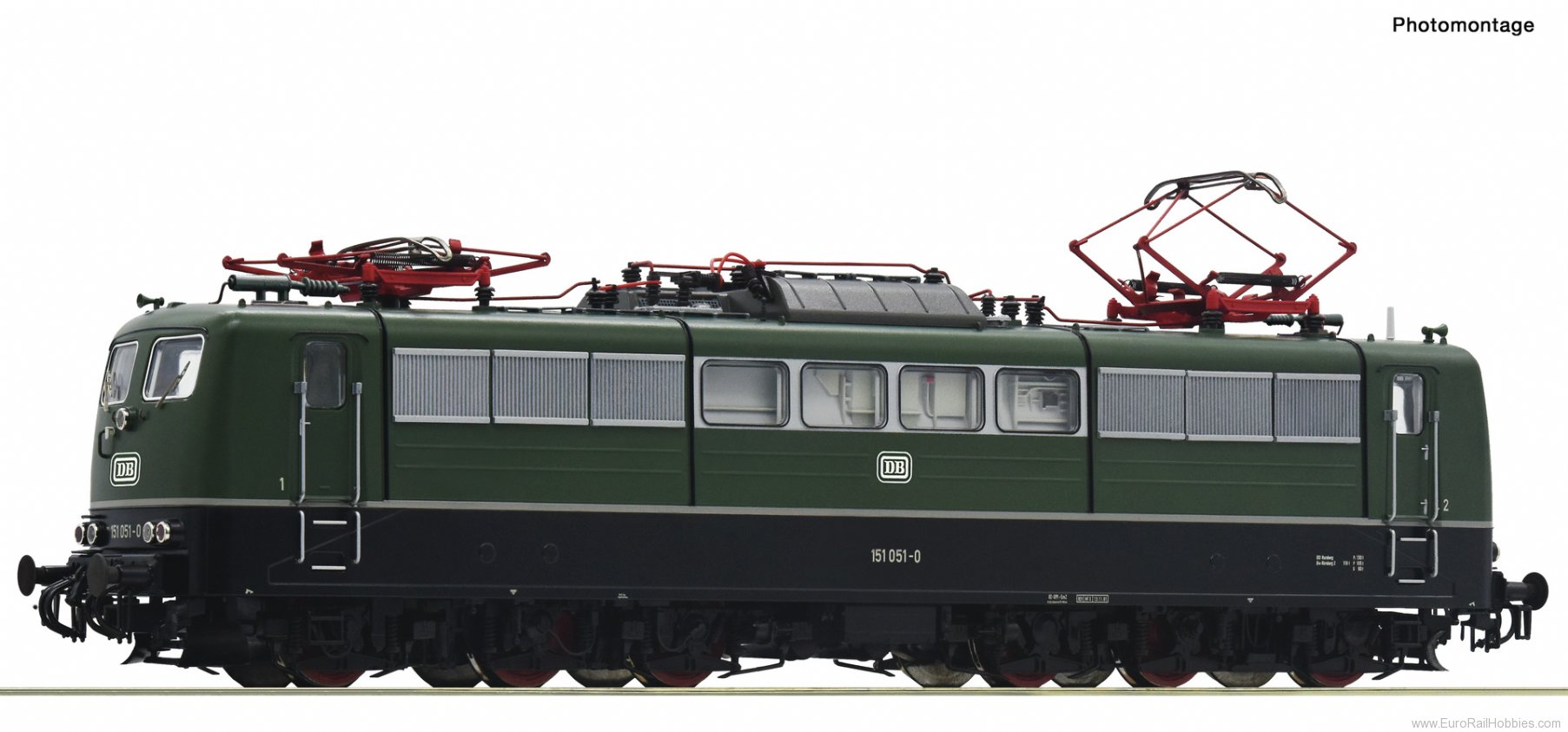 Roco 7520116 Roco DB 151 051-0 Electric locomotive (Markli