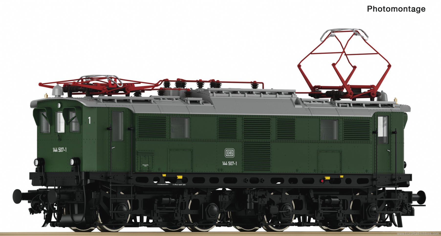 Roco 7520147 Roco DB Electric locomotive 144 507-1, (Markl