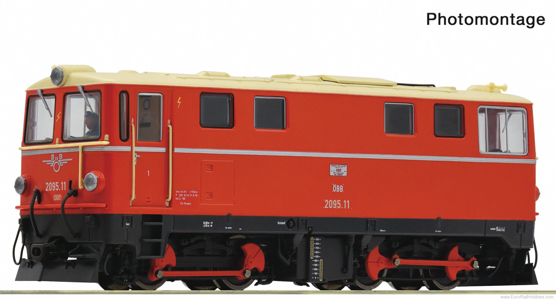 Roco 7540005 Roco OBB Diesel locomotive 2095.11