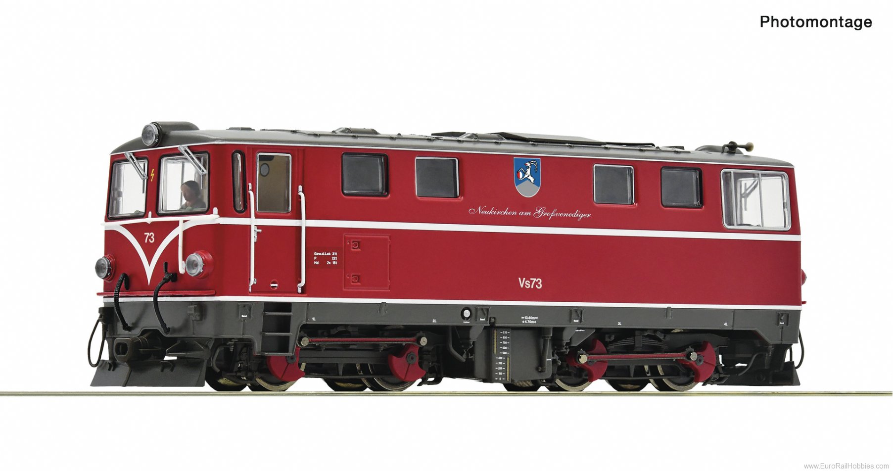 Roco 7540006 Roco Diesel locomotive Vs 73, PLB 