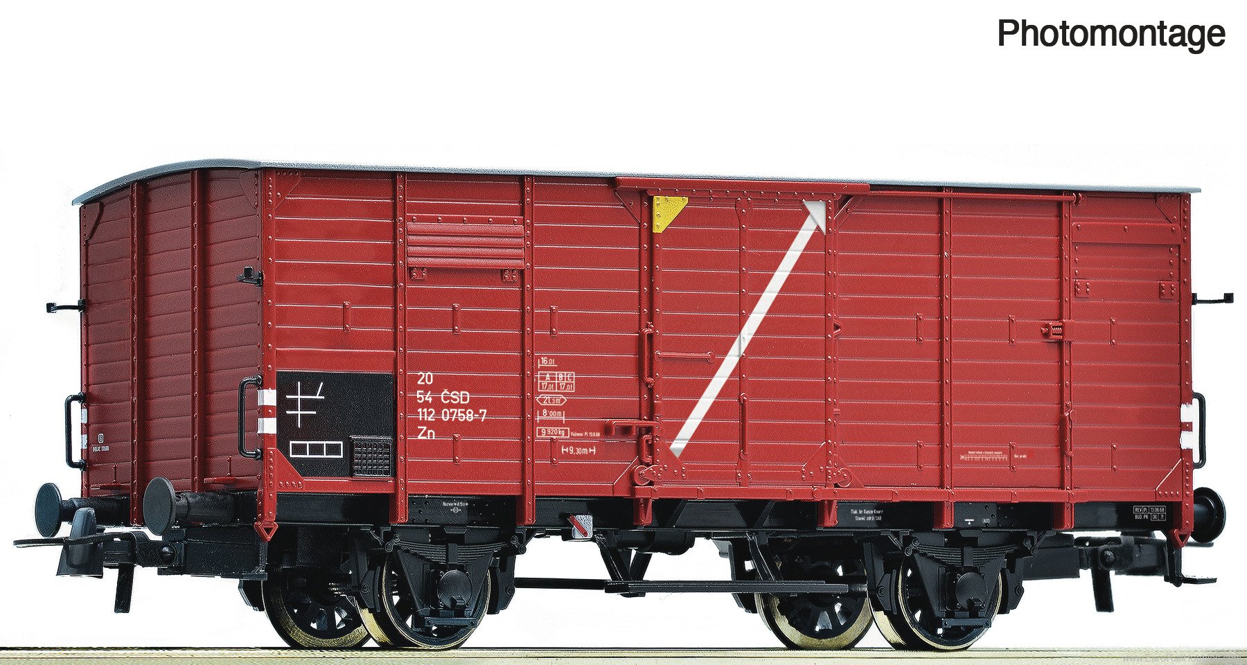 Roco 76323 Covered goods wagon, CSD