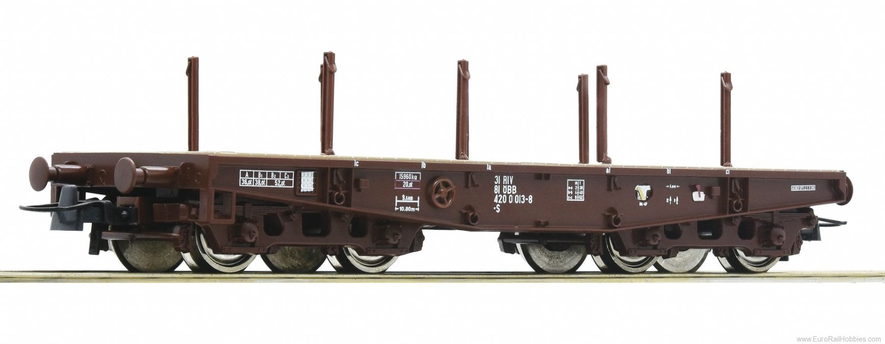 Roco 76392 Heavy duty flat wagon, OBB 