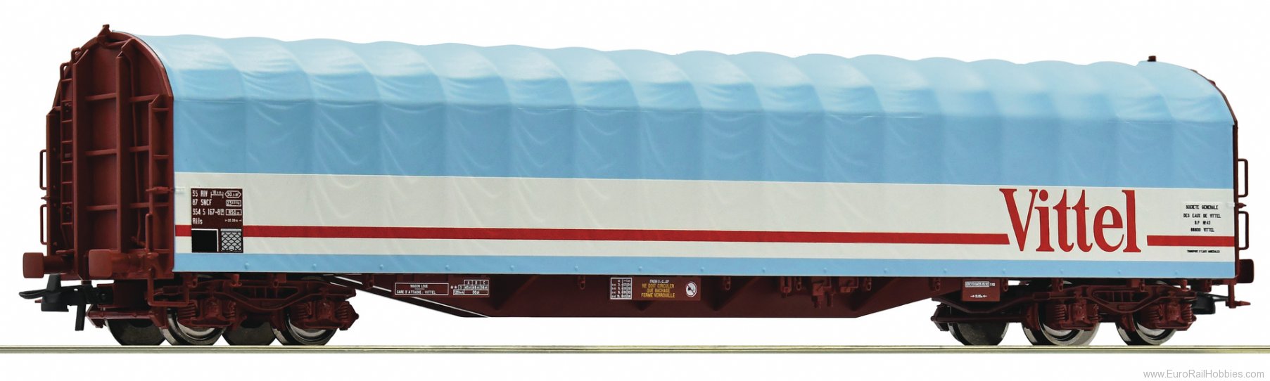 Roco 76453 Slide tarpaulin wagon, SNCF 