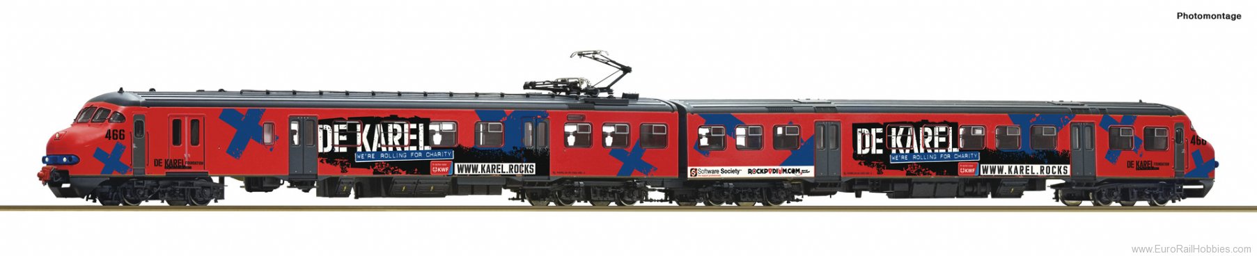 Roco 7710009 Electric multiple unit Plan V 466, Karel (DCC