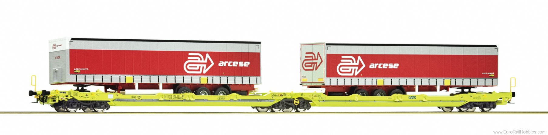 Roco 77391 Articulated double pocket wagon T3000e, GATX 