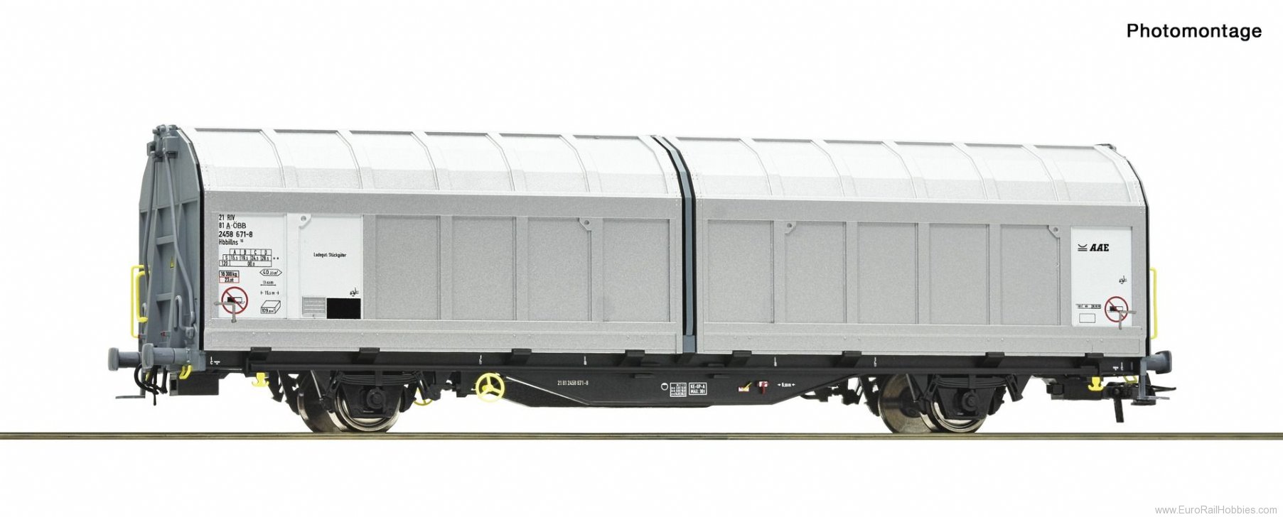 Roco 77489 Sliding wall wagon, ÃBB / AAE