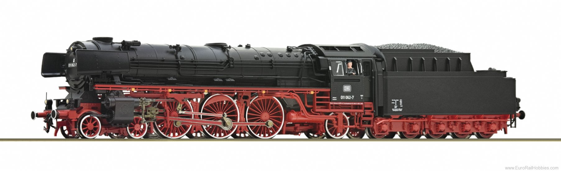 Roco 78052 Steam locomotive 011 062-7 DB (AC Digital Sou