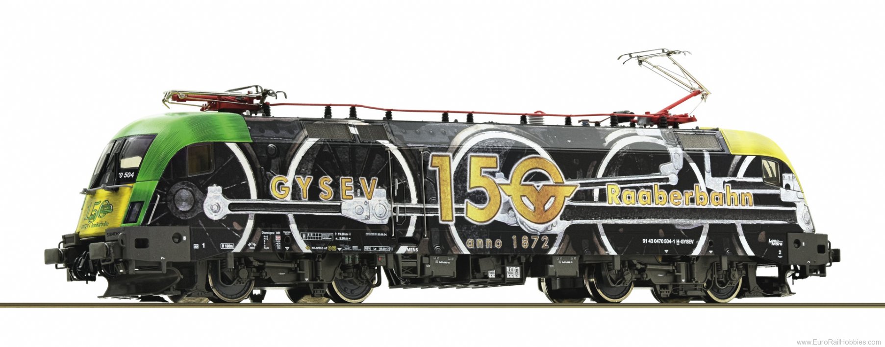 Roco 78686 Electric locomotive 470 504-1, GYSEV (AC Digi