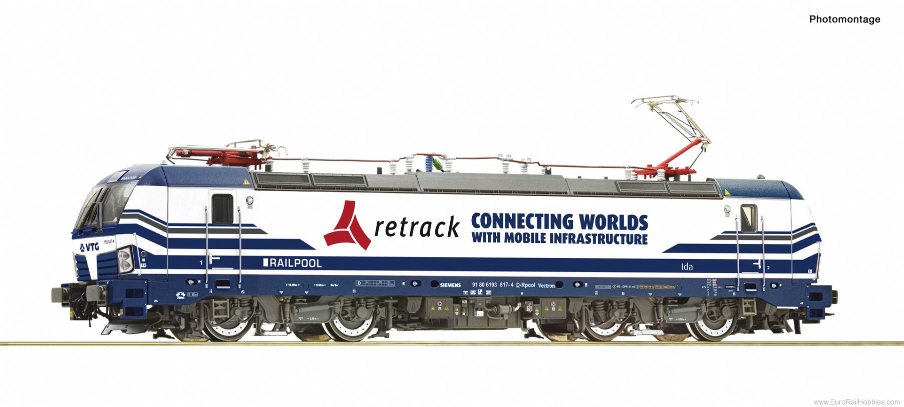 Roco 78729 Electric locomotive 193 817-4, VTG/Retrack (A