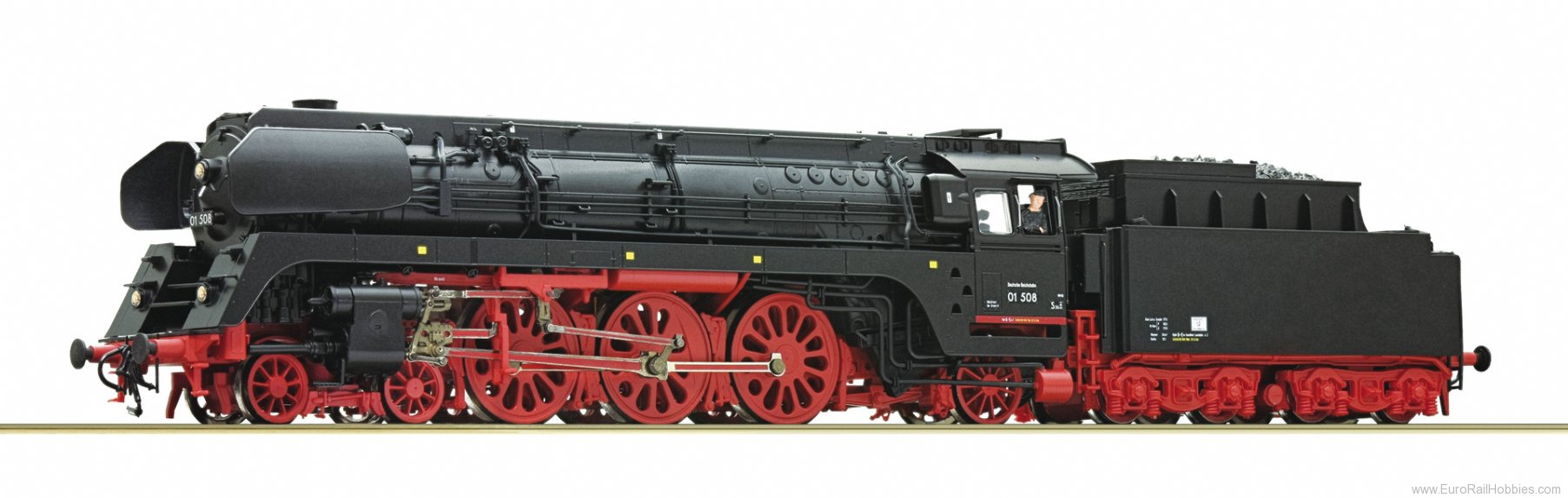 Roco 79268 Steam locomotive 01 508, DR (AC Digital Sound