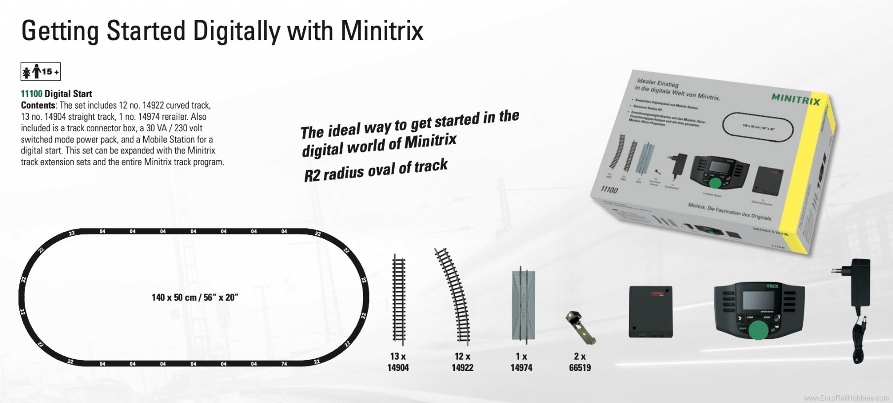 Trix 11100 Digital Start Set - Getting Started with Mini