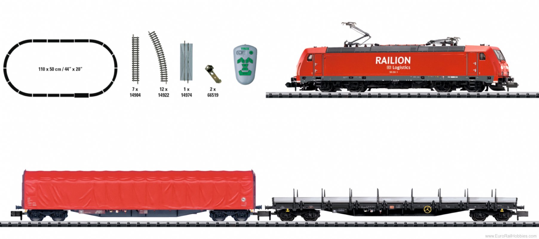 Trix 11145 DB AG Electric Freight Train Digital Starter 