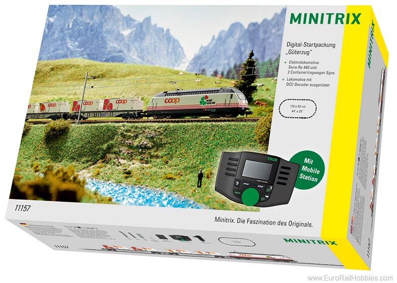 Trix 11157 Minitrix SBB COOP 'Freight Train' Digital Sta
