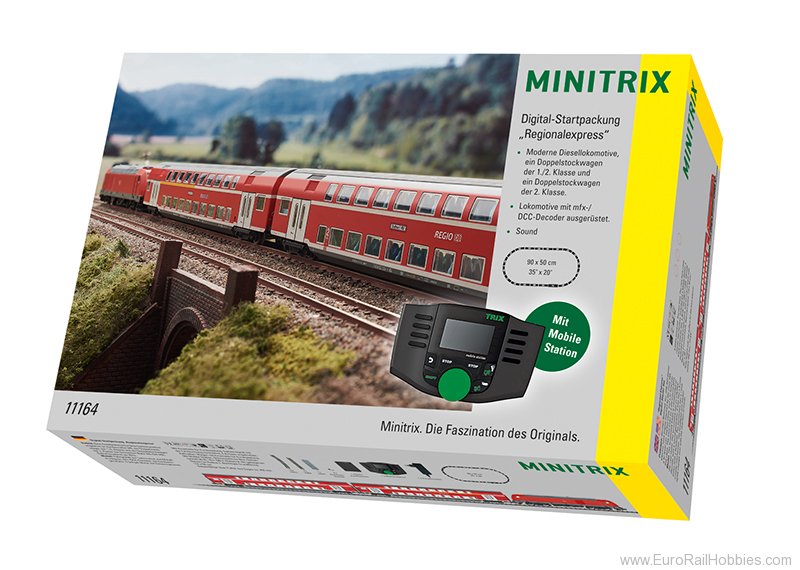 Trix 11164 MiniTrix DB AG Regional Express Starter Set (