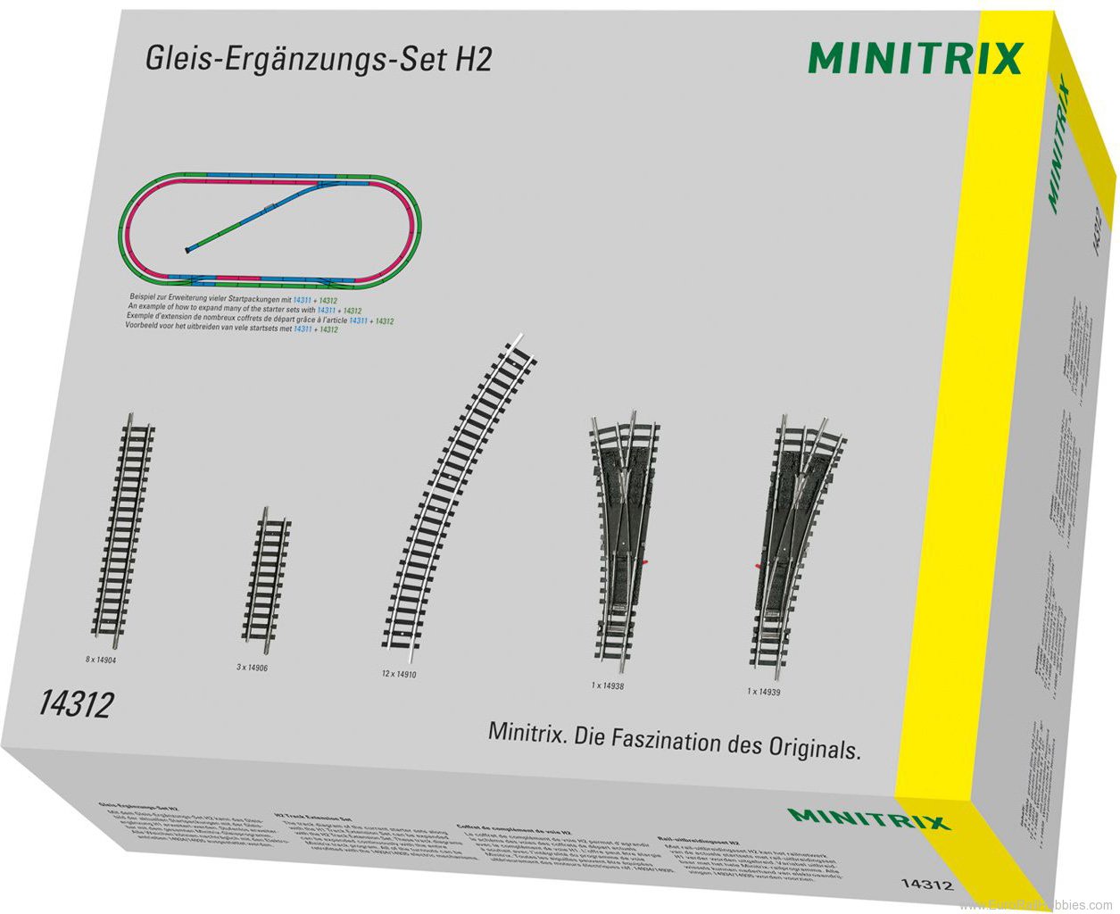 Trix 14312 Track Extension Set H2