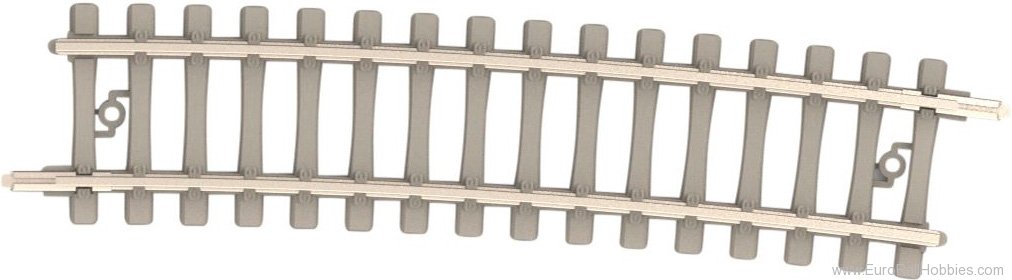 Trix 14515 Curved Track/Concrete Ties R5 492.6 mm 7.5Â