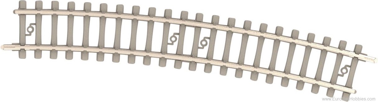 Trix 14527 Curved Track/Concrete Ties R4 362.6 mm 15Â°