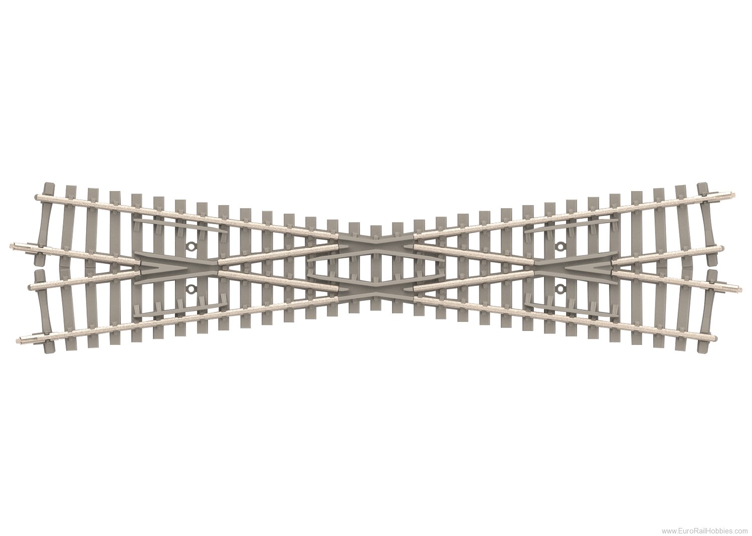 Trix 14573 Minitrix Crossing - 15Â° with Concrete Ties