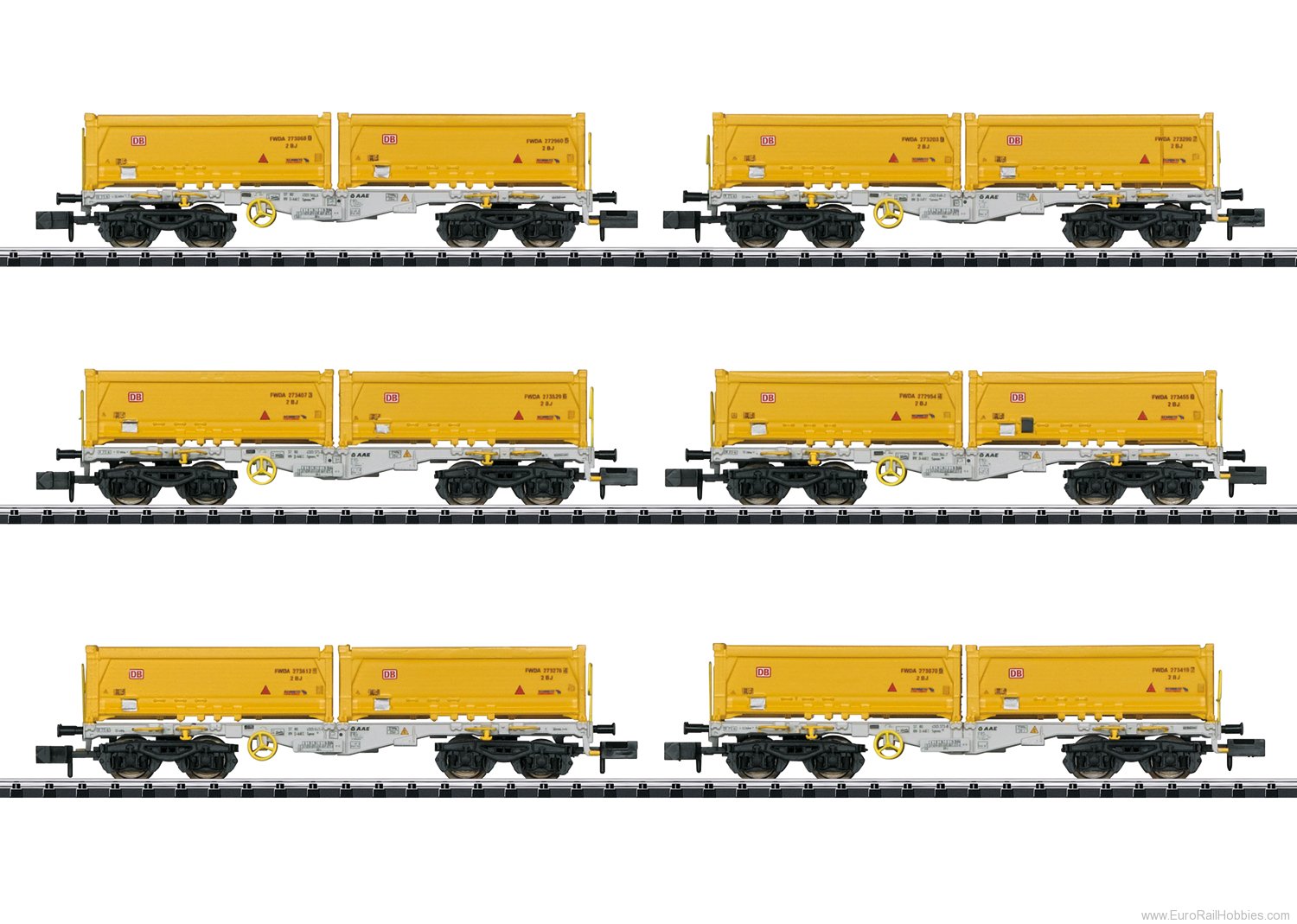 Trix 15075 3 Piece Freight Car-Set Earth Train (New Tool