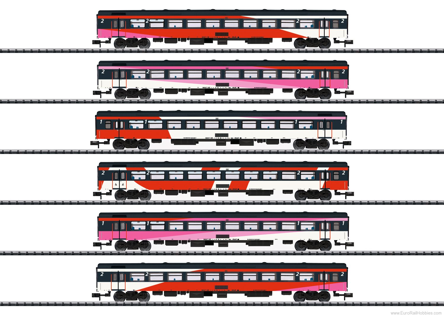 Trix 15389 NS ICRm Express Train Passenger 6-Car Set, Er