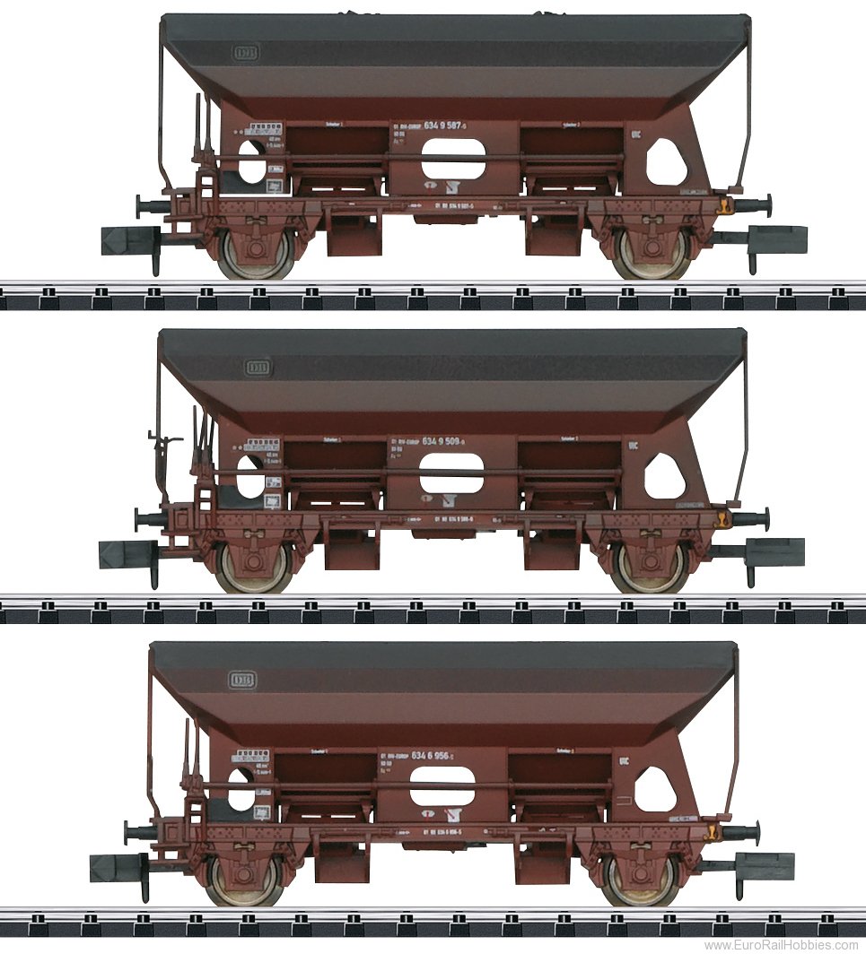 Trix 15466 DB 'Side Dump Car' Freight Car Set (Factory S