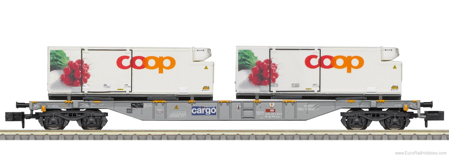 Trix 15493 coop Container Transport Car