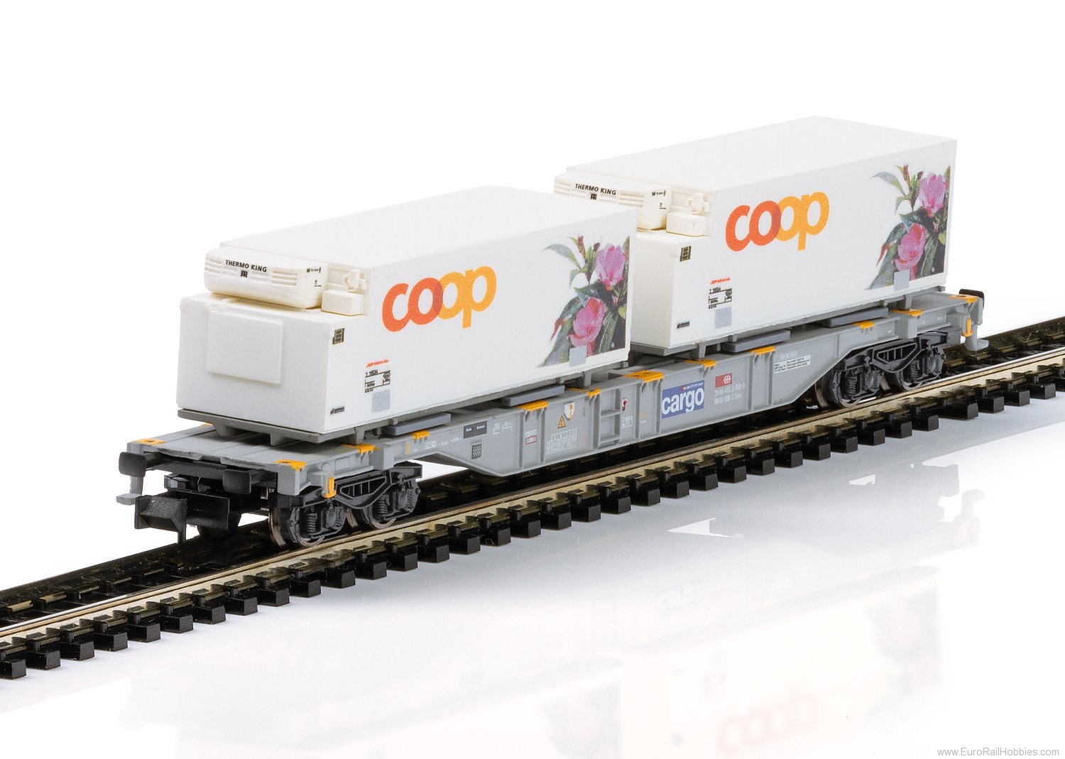 Trix 15494 SBB Cargo coopÂ® Container Transport Car