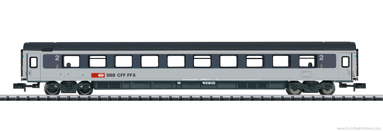 Trix 15653 SBB Type Bpm Express Train 2nd Cl Passenger C