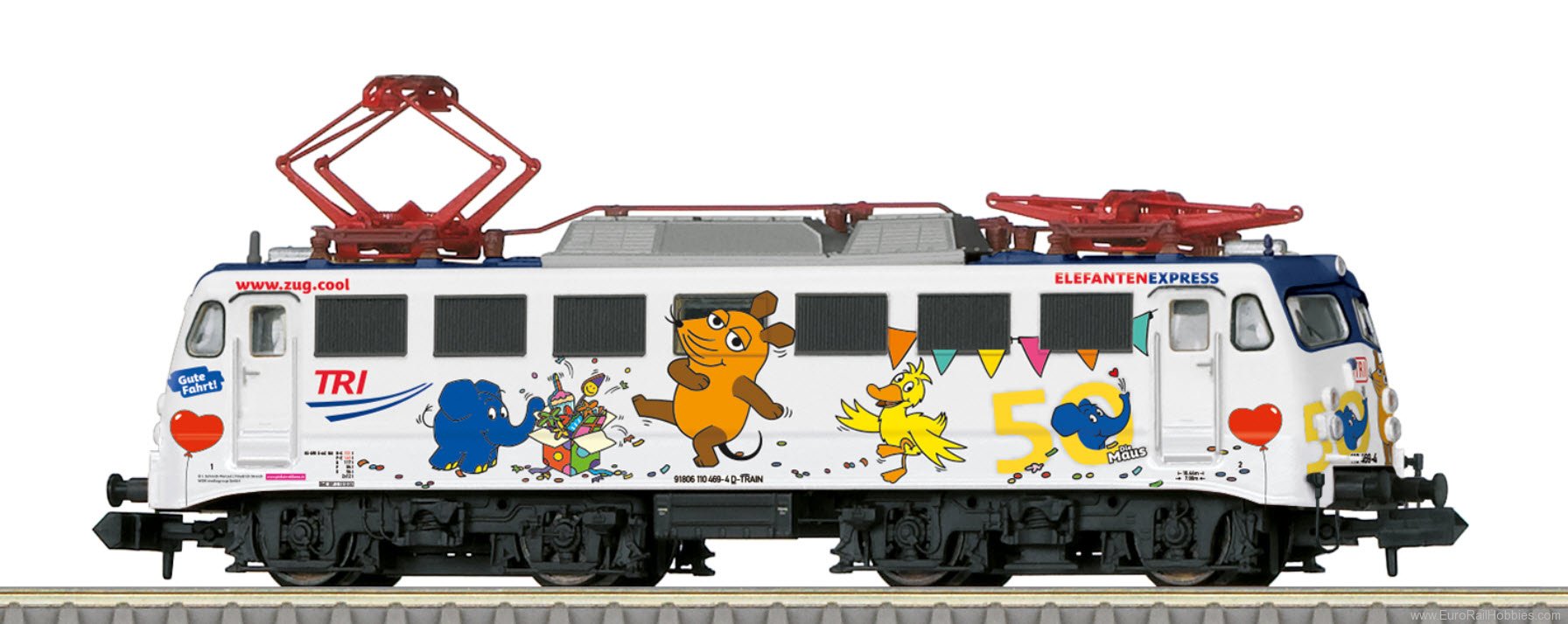 Trix 16260 MiniTrix Train Rental Inc. (TRI) 'Elephant Ex