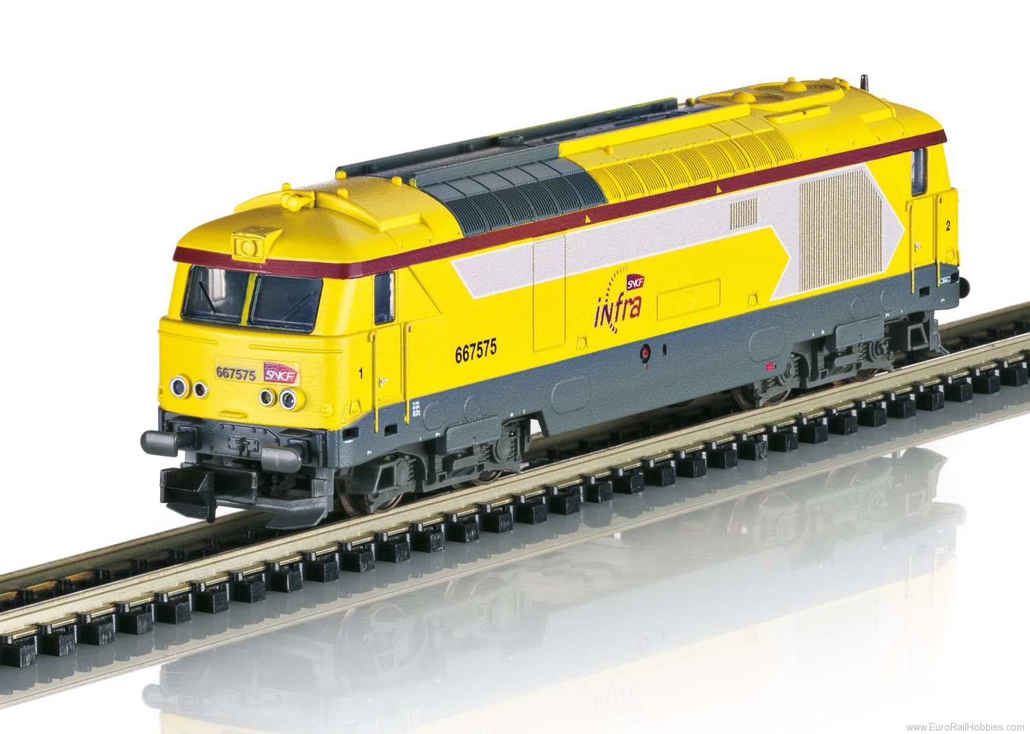 Trix 16707 SNCG Class BB 67400 Diesel Locomotive  (DCC/M