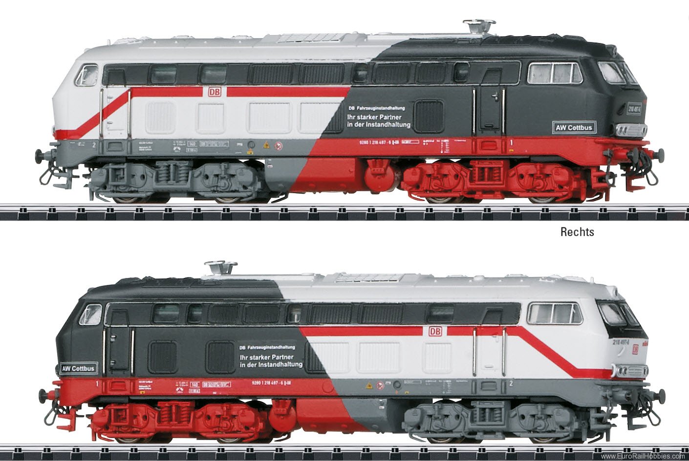 Trix 16825 DB AG FZI Class 218 497-6 Diesel Locomotive D