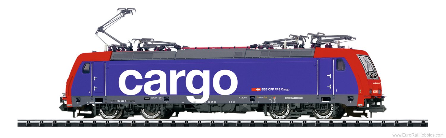 Trix 16876 SBB Cargo Class Re 482 Electric Locomotive DC