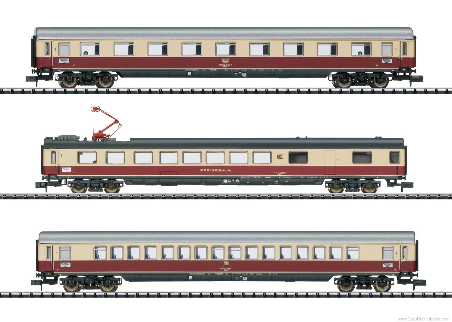 Trix 18214 DB 'IC 142 Germania' Car Set